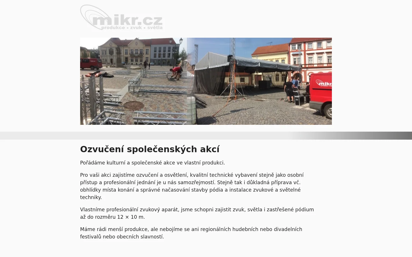 mikr.cz website