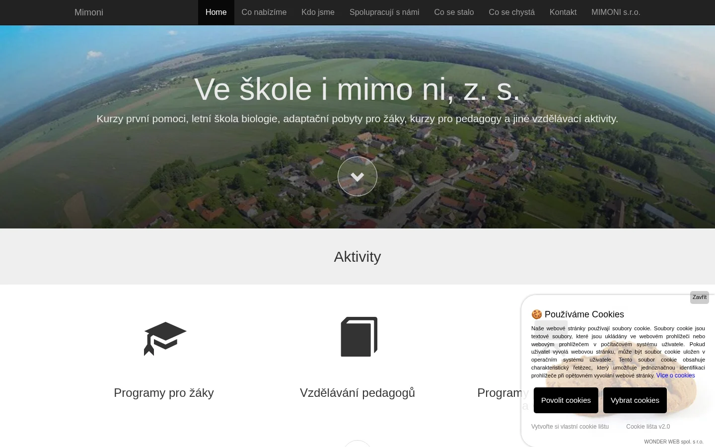 Ve škole i mimo ni, z. s. website