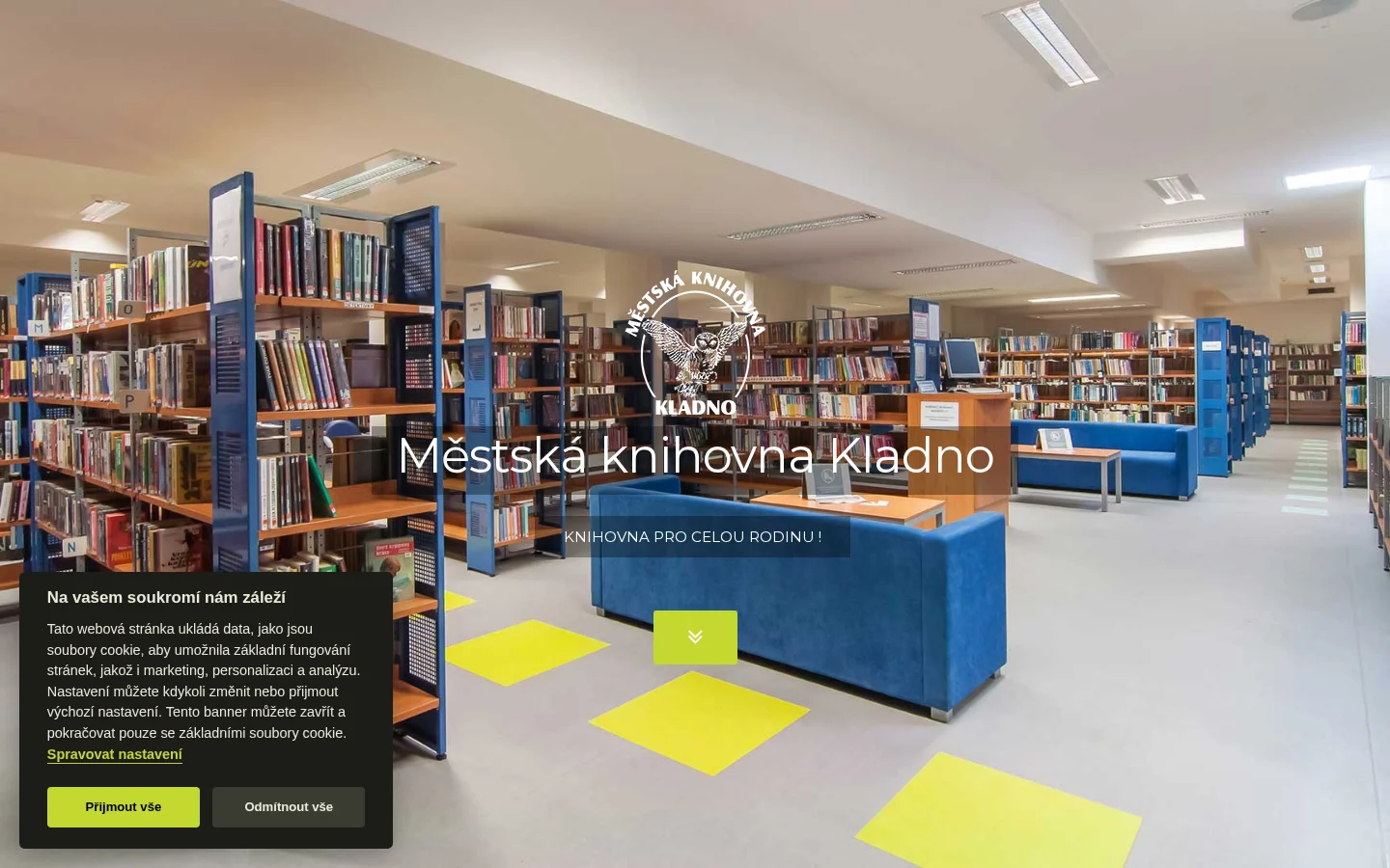 Městská knihovna Kladno website