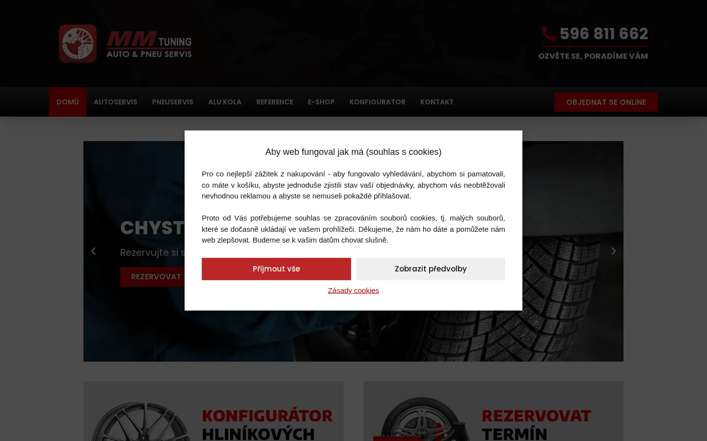 mmtuning auto, s.r.o. website
