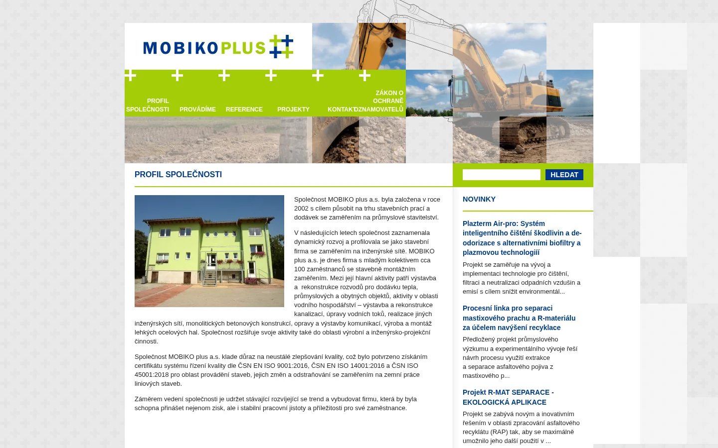 MOBIKO plus, a.s. website