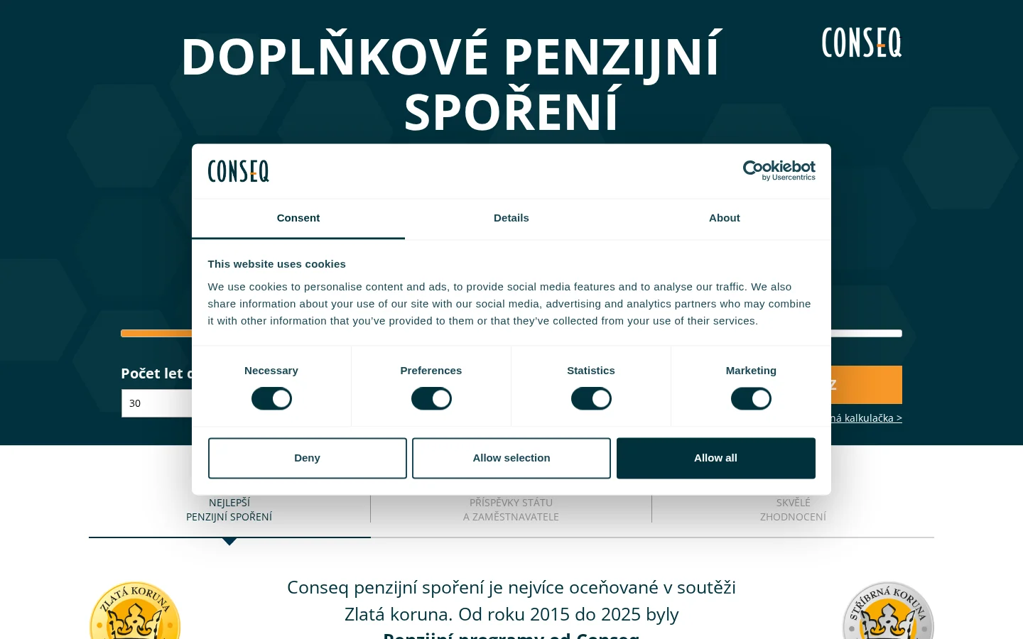 Moje penze website