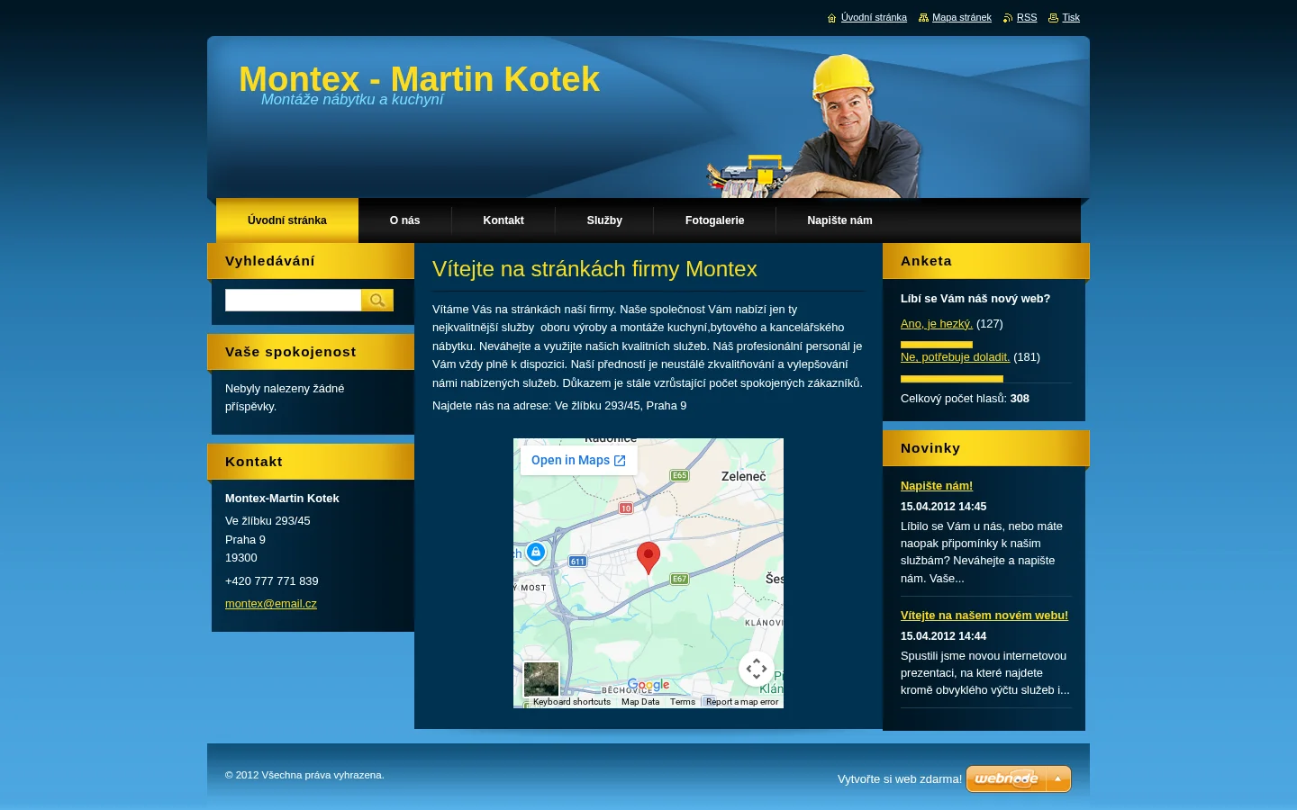 Montex - Martin Kotek website