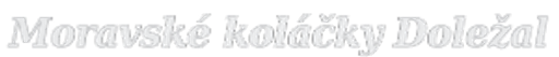 Moravské koláčky Doležal logo