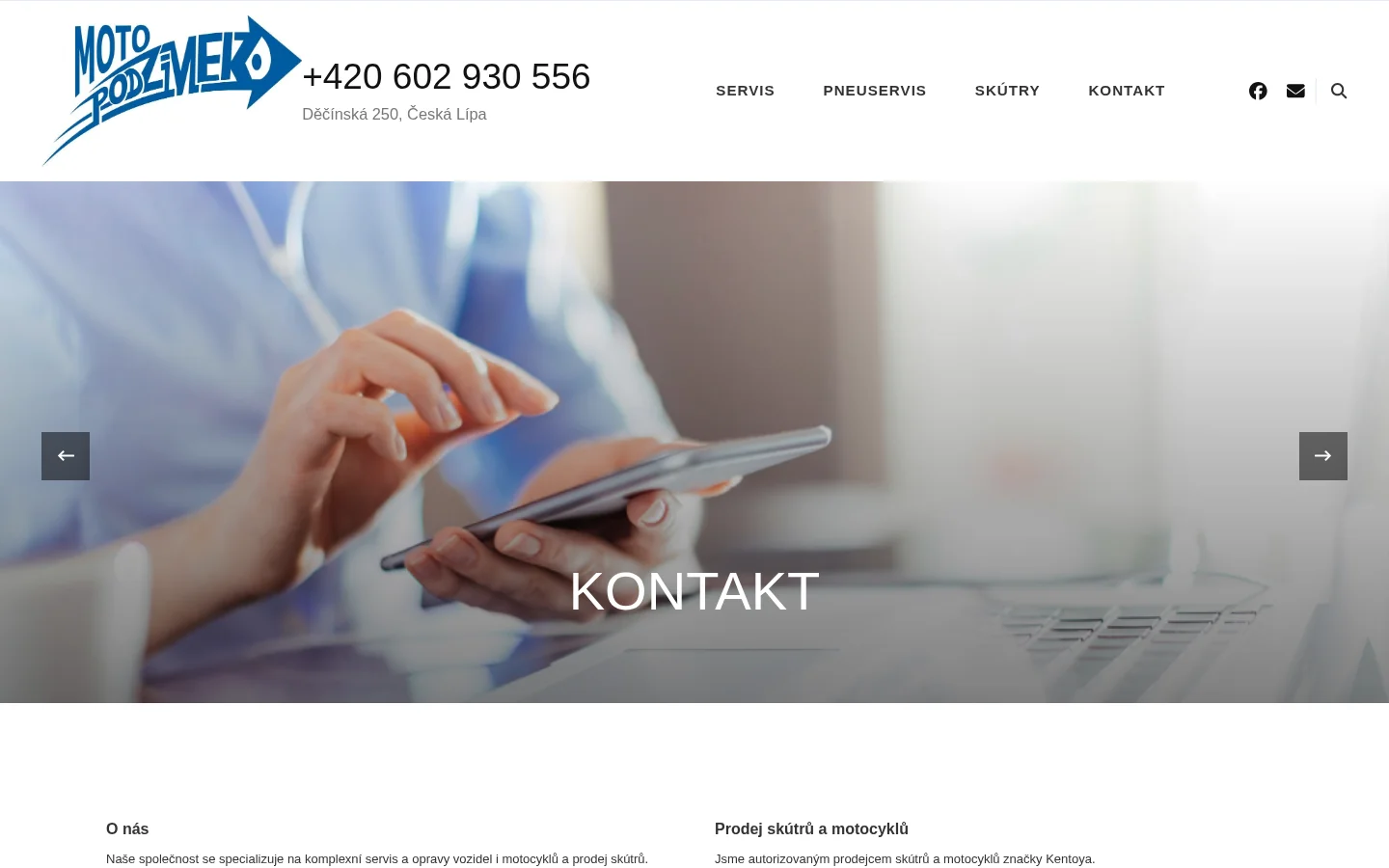 Auto Moto Pneu Servis Podzimek website