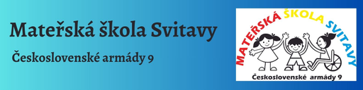 Mateřská škola Svitavy, Československé armády 9 logo