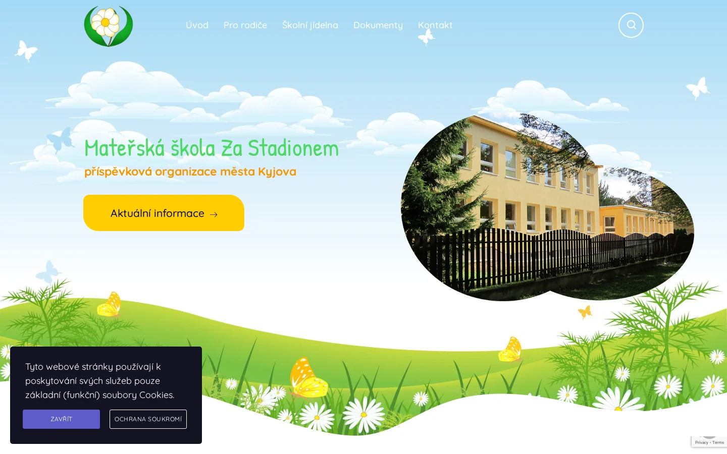 Mateřská škola Za Stadionem website
