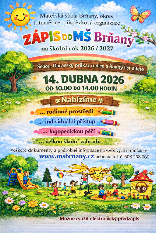 MŠ Brňany logo