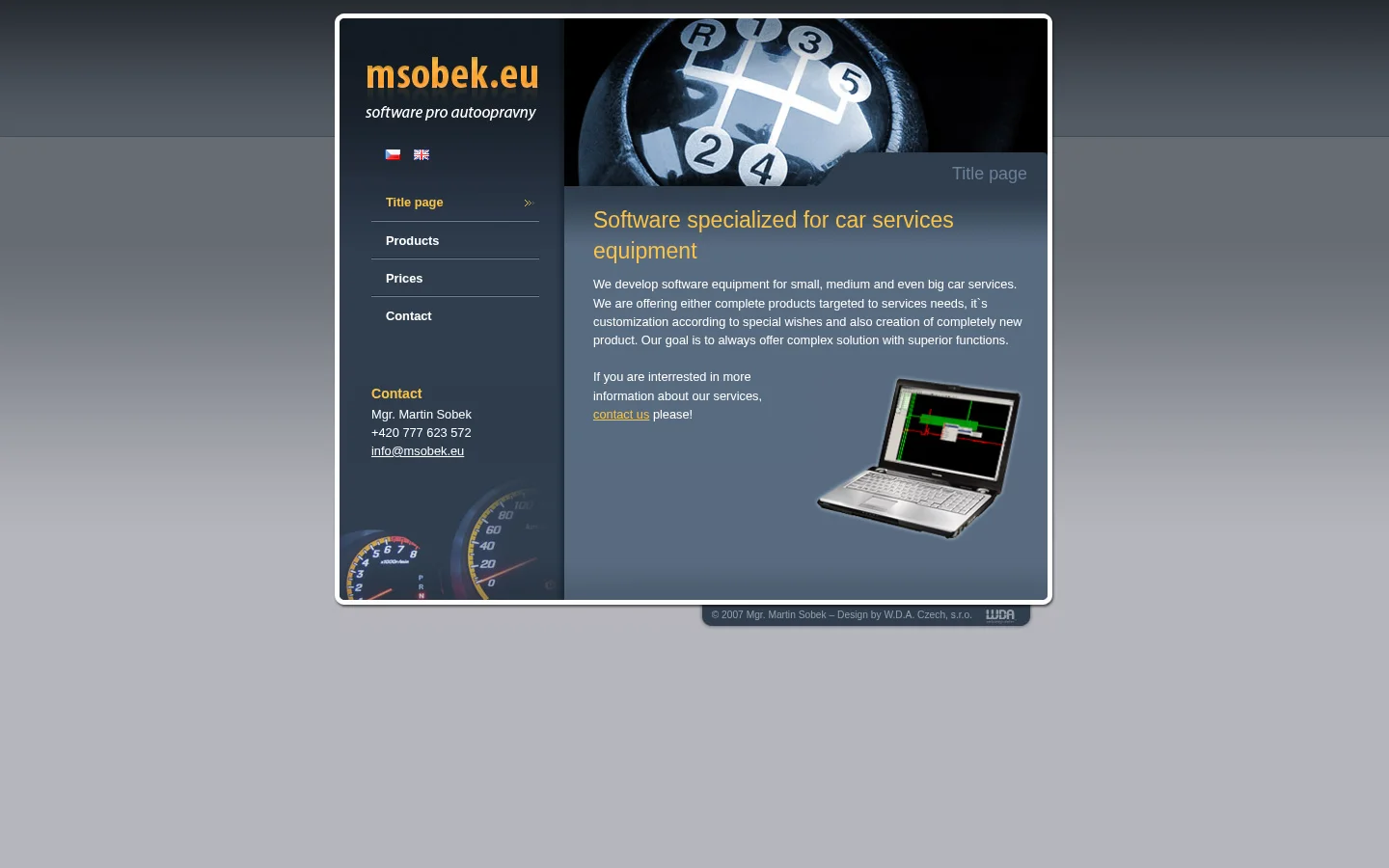 Autoservis ELSESO website