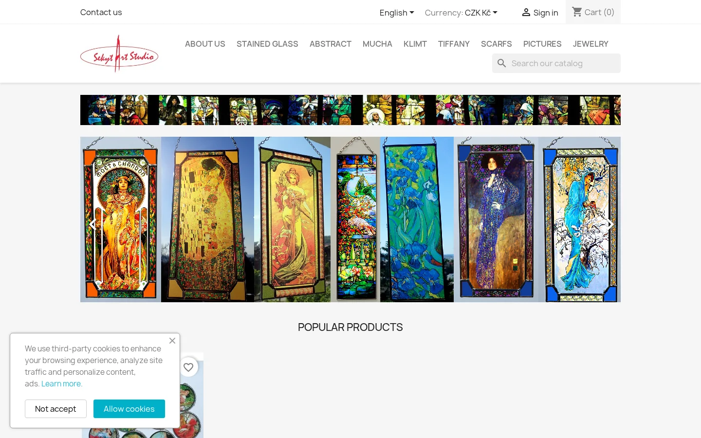 Sekyt Art Studio website