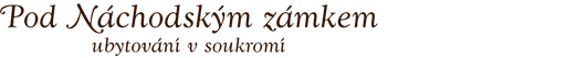 Ubytování Pod Náchodským zámkem logo