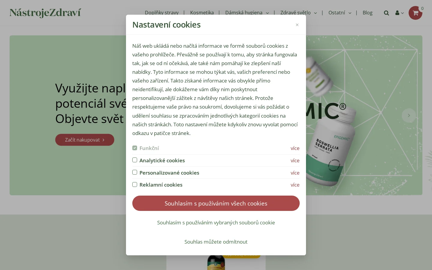 Nástroje zdraví website