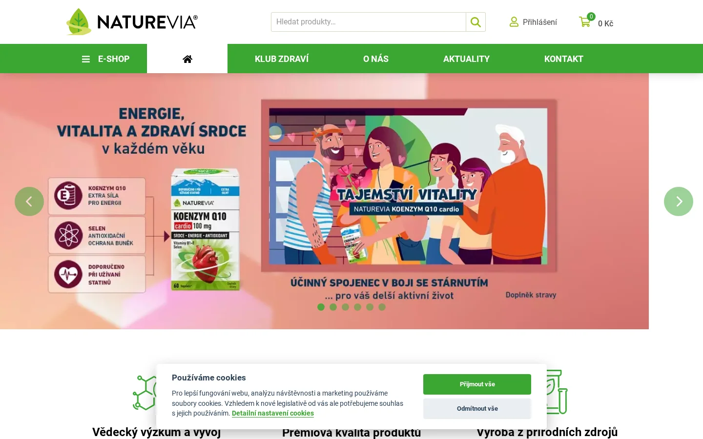 Naturevia website