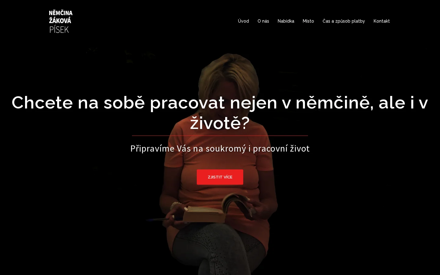 Němčina Písek website