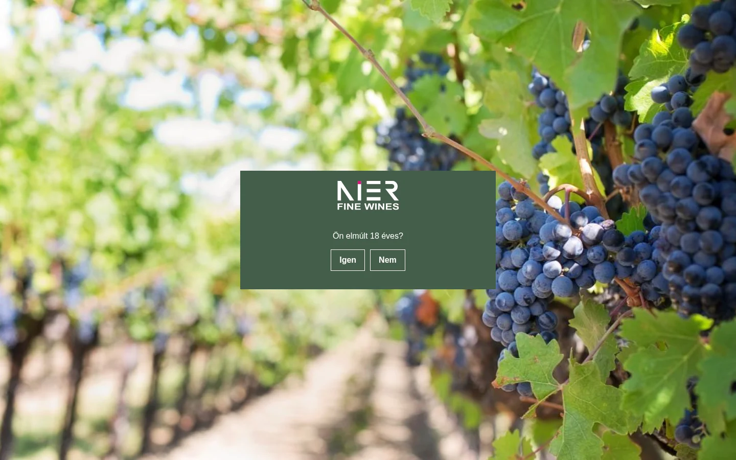 NIER FINE WINES, s.r.o. website