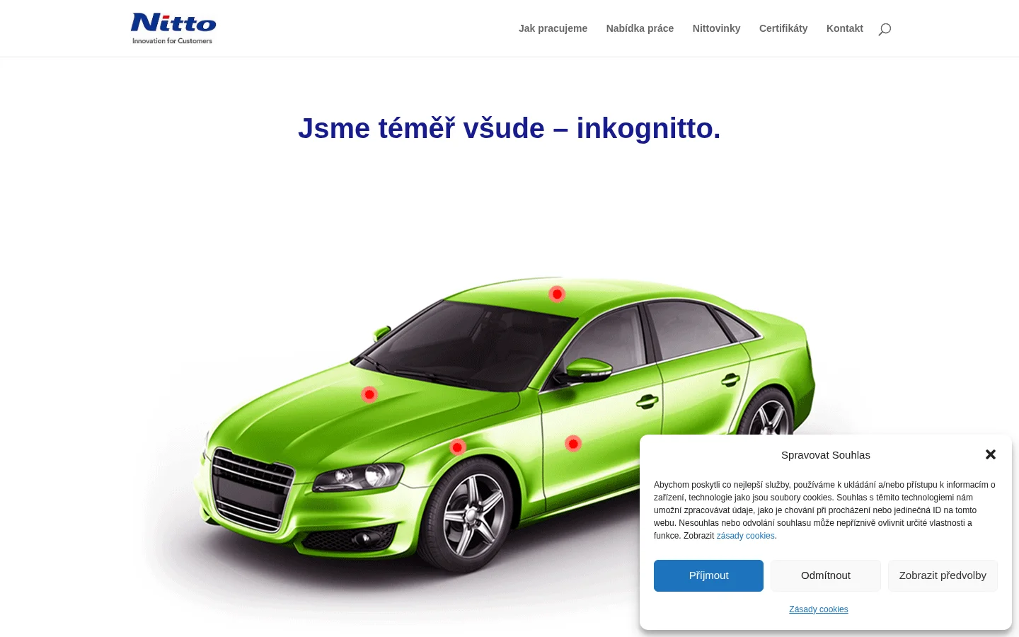 Nitto website