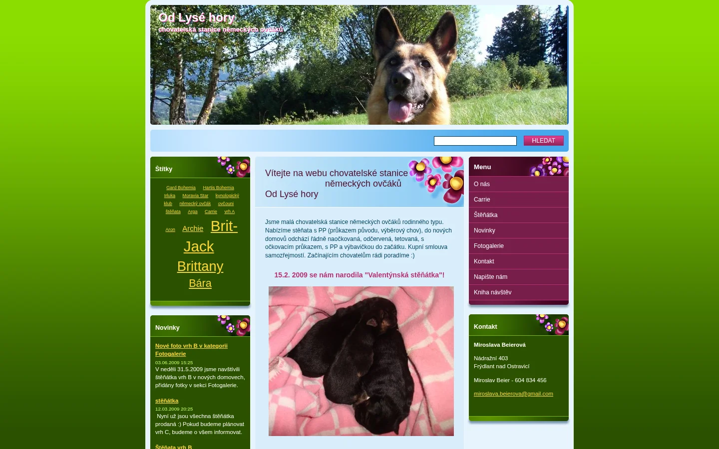 Miroslav Beier - CUKRÁRNA website