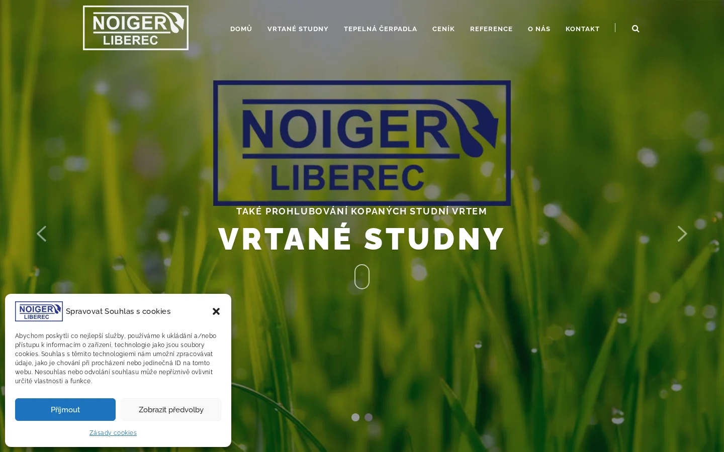 NOIGER Liberec website