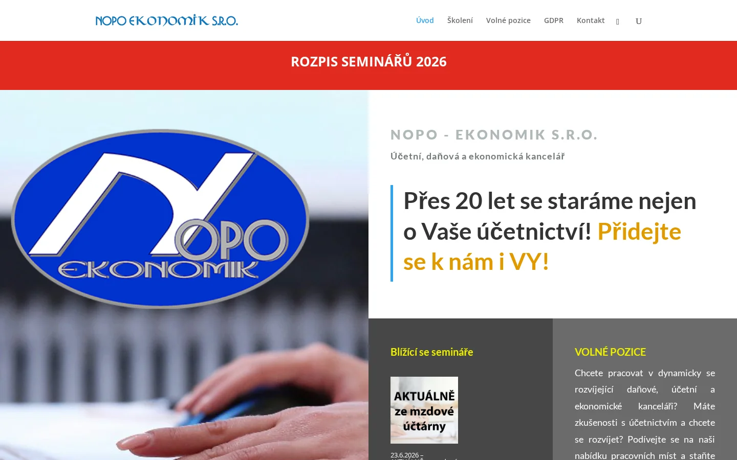 NOPO - ekonomik, s.r.o. website