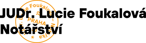 JUDr. Lucie Foukalová - notářka logo