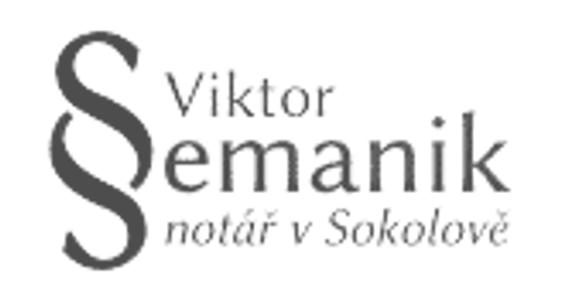 Semanik Viktor - notář logo