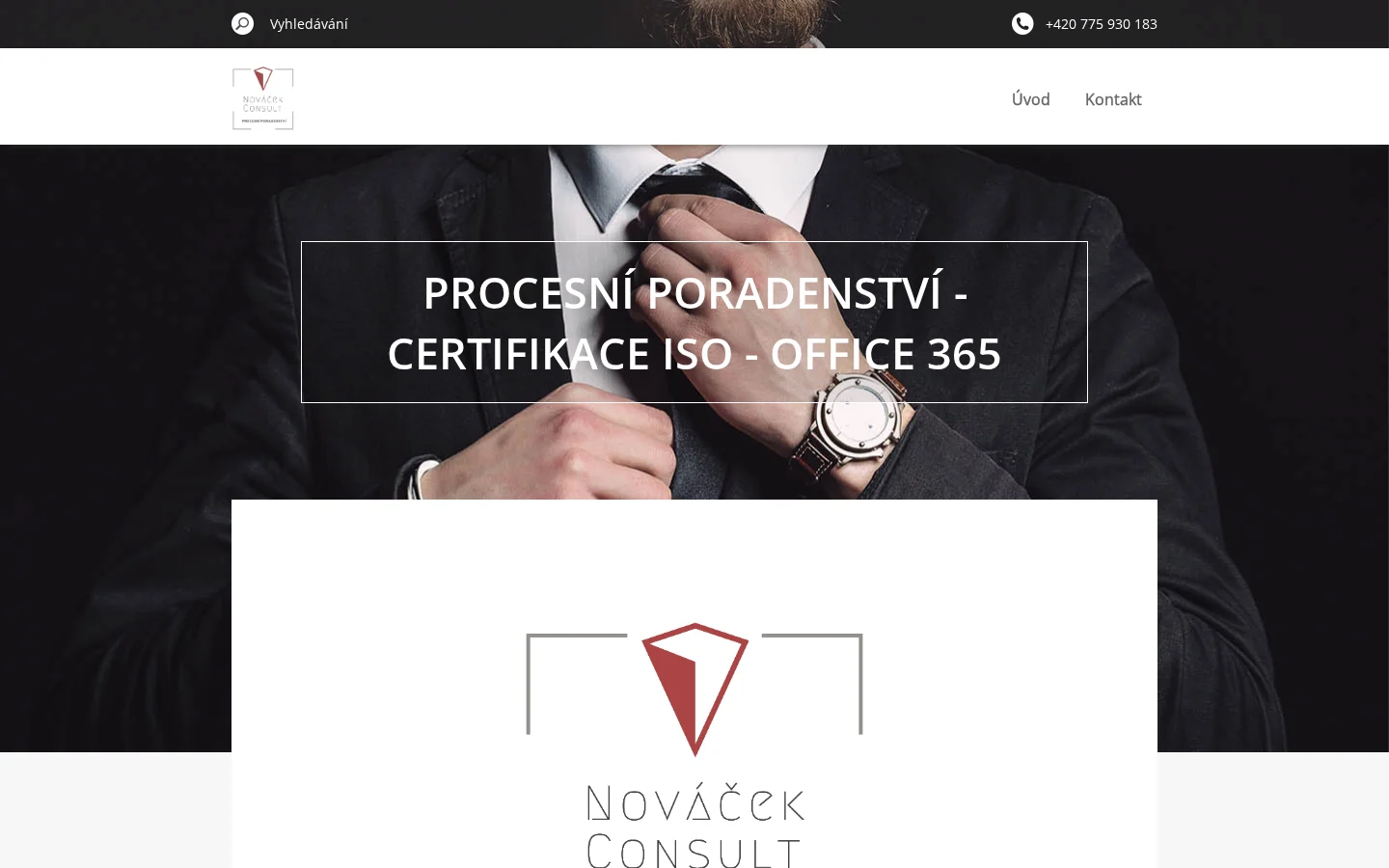Nováček Consult website