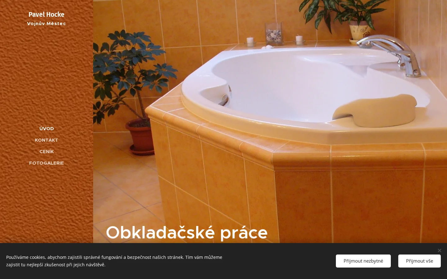 Pavel Hocke obkladačské práce website