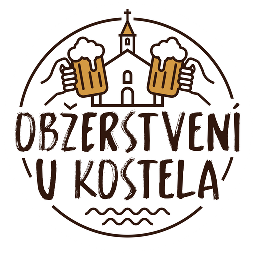 Obžerstvení u kostela logo