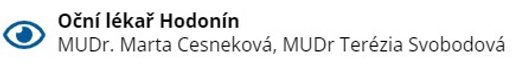 Oční lékař Hodonín logo