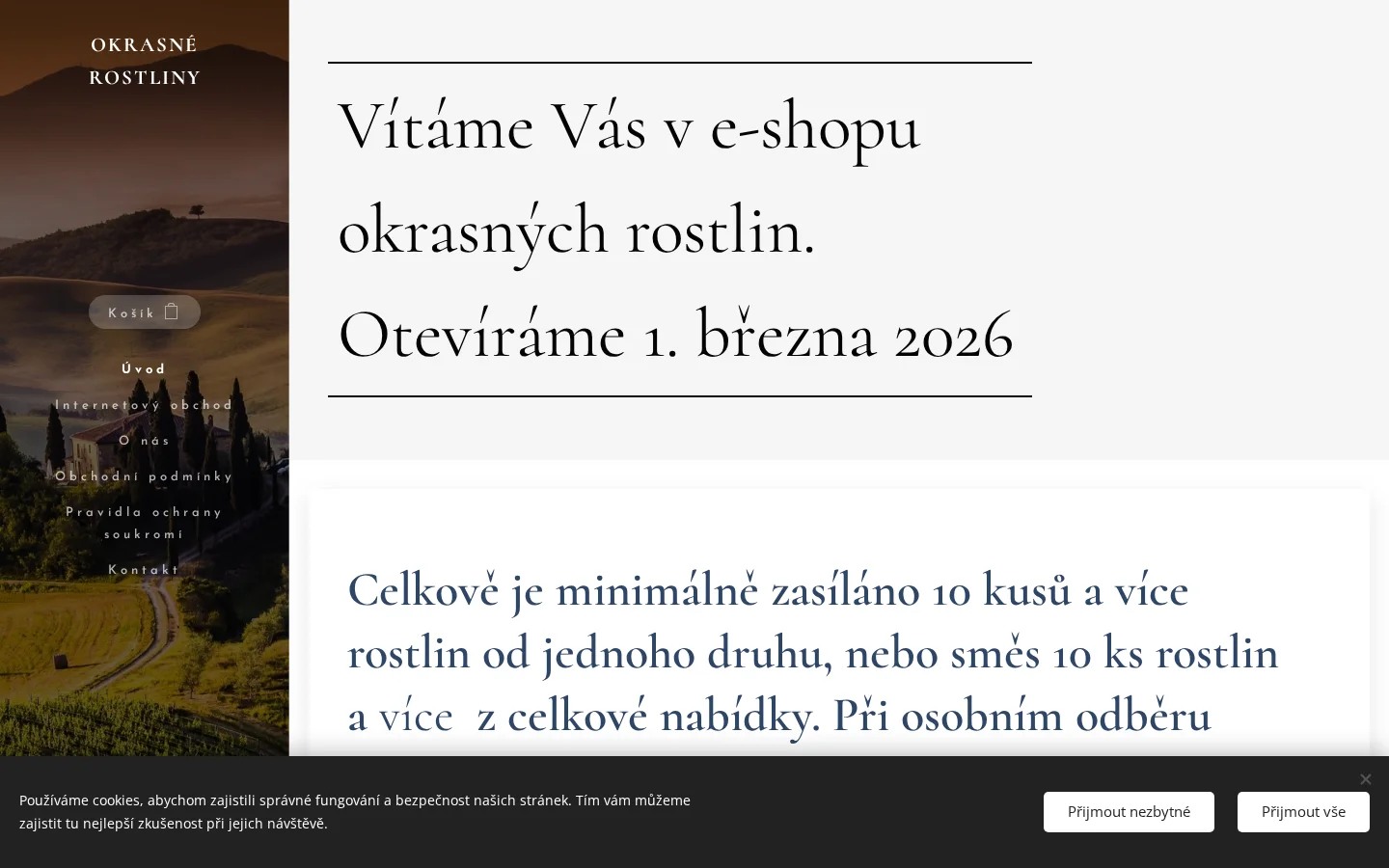 Okrasné dřeviny Ing. Spína website