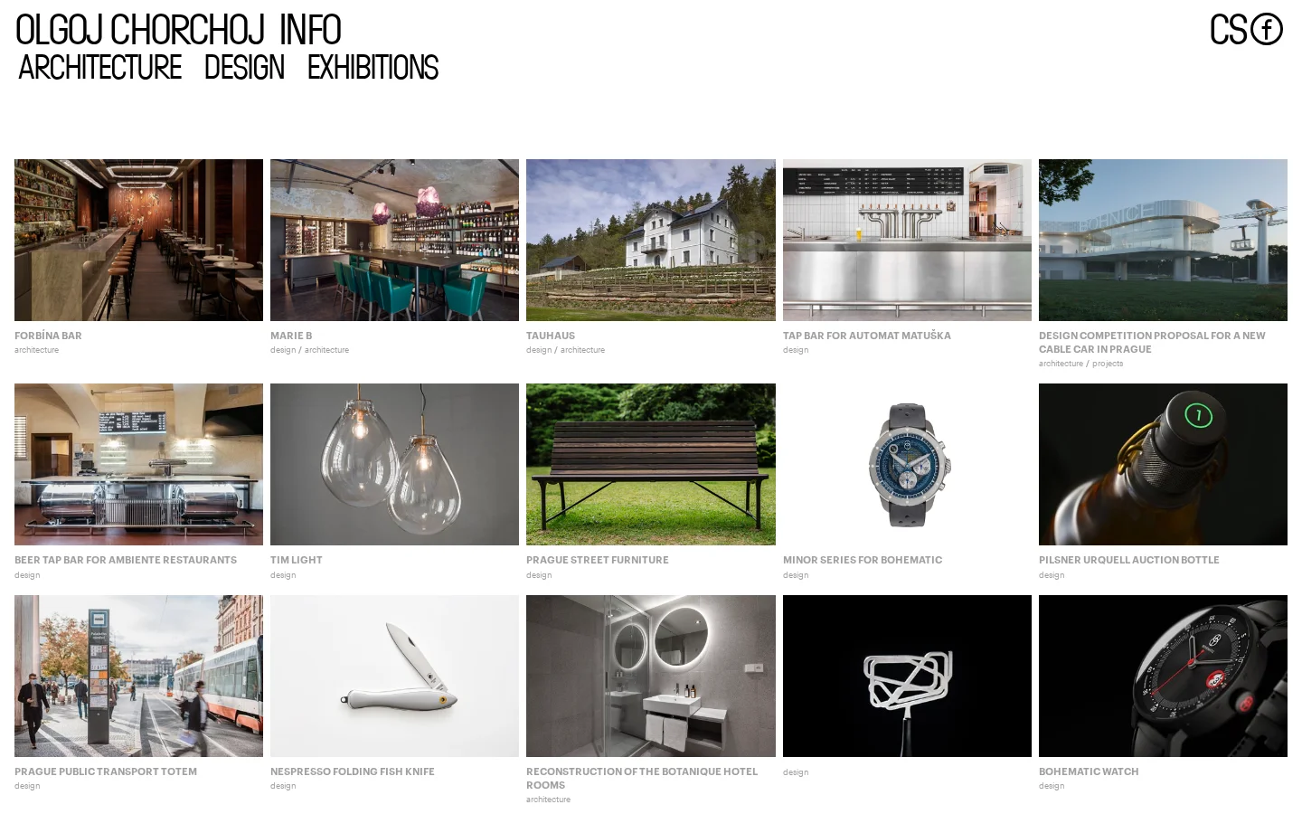 Studio Olgoj Chorchoj website