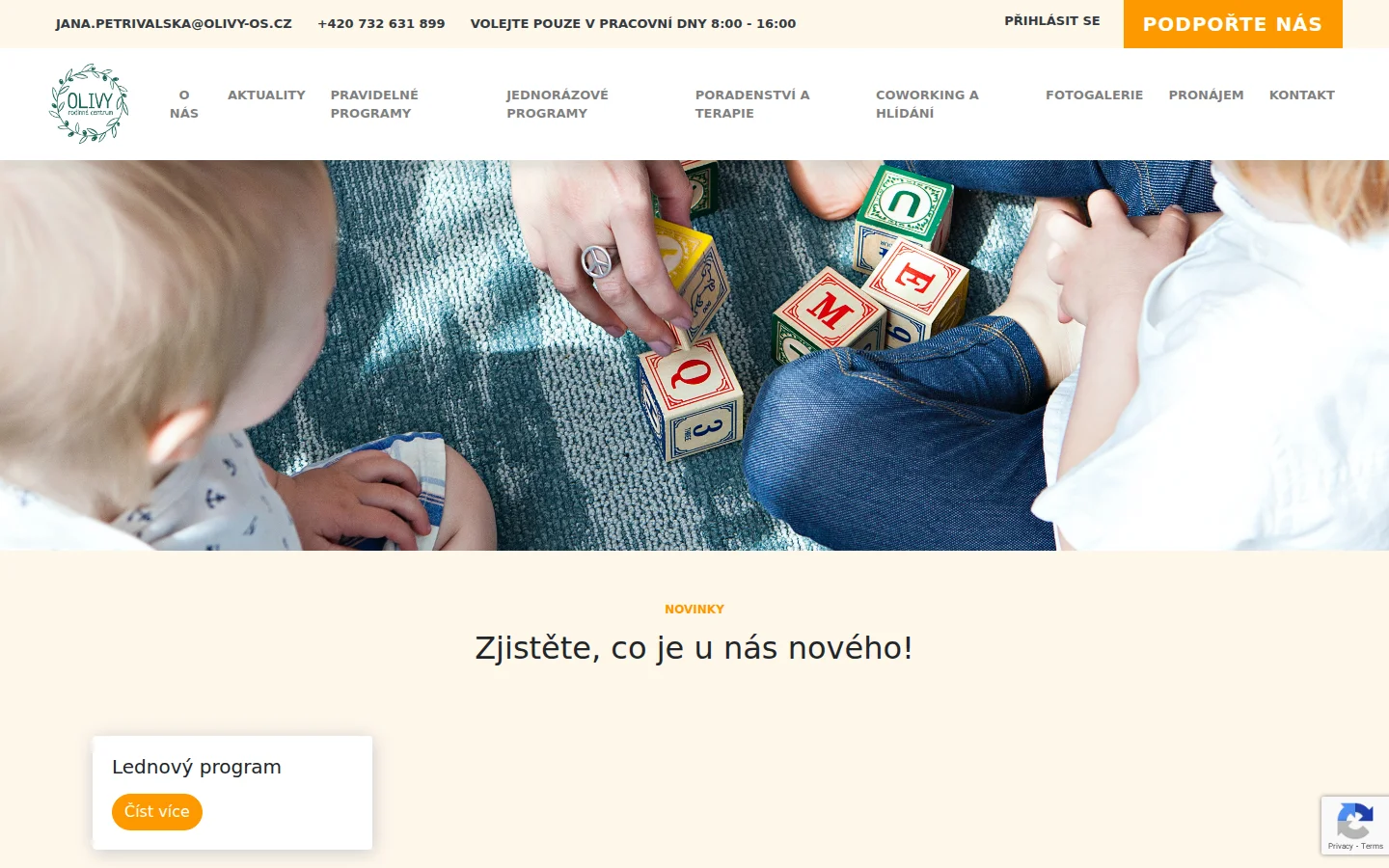 OliVY.cz website