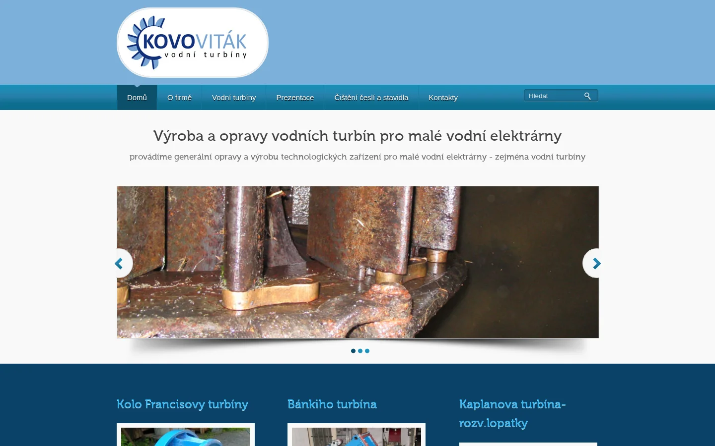 Opravy MVE website