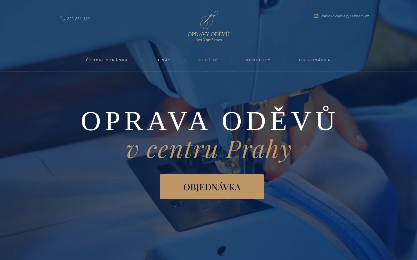 Opravy Oděvů - Eva Vaníčková website