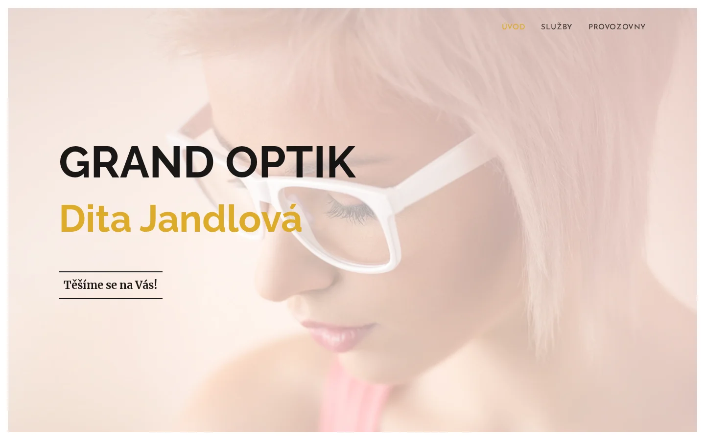 Grand optik - Jandlová Dita website