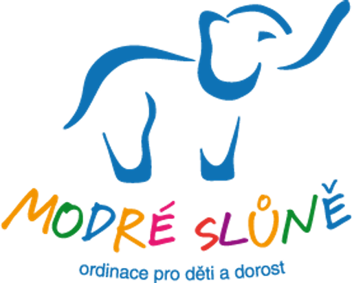 Ordinace Modré slůně logo
