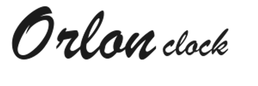 Orlon clock logo