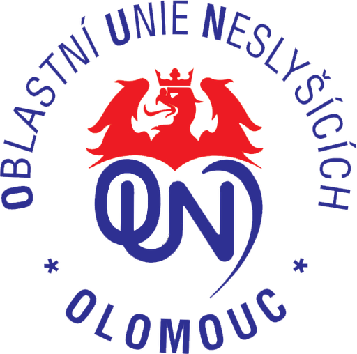 Oblastní unie neslyšících Olomouc logo