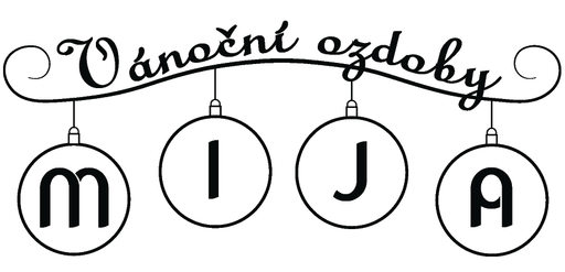 VÁNOČNÍ OZDOBY - MIJA logo