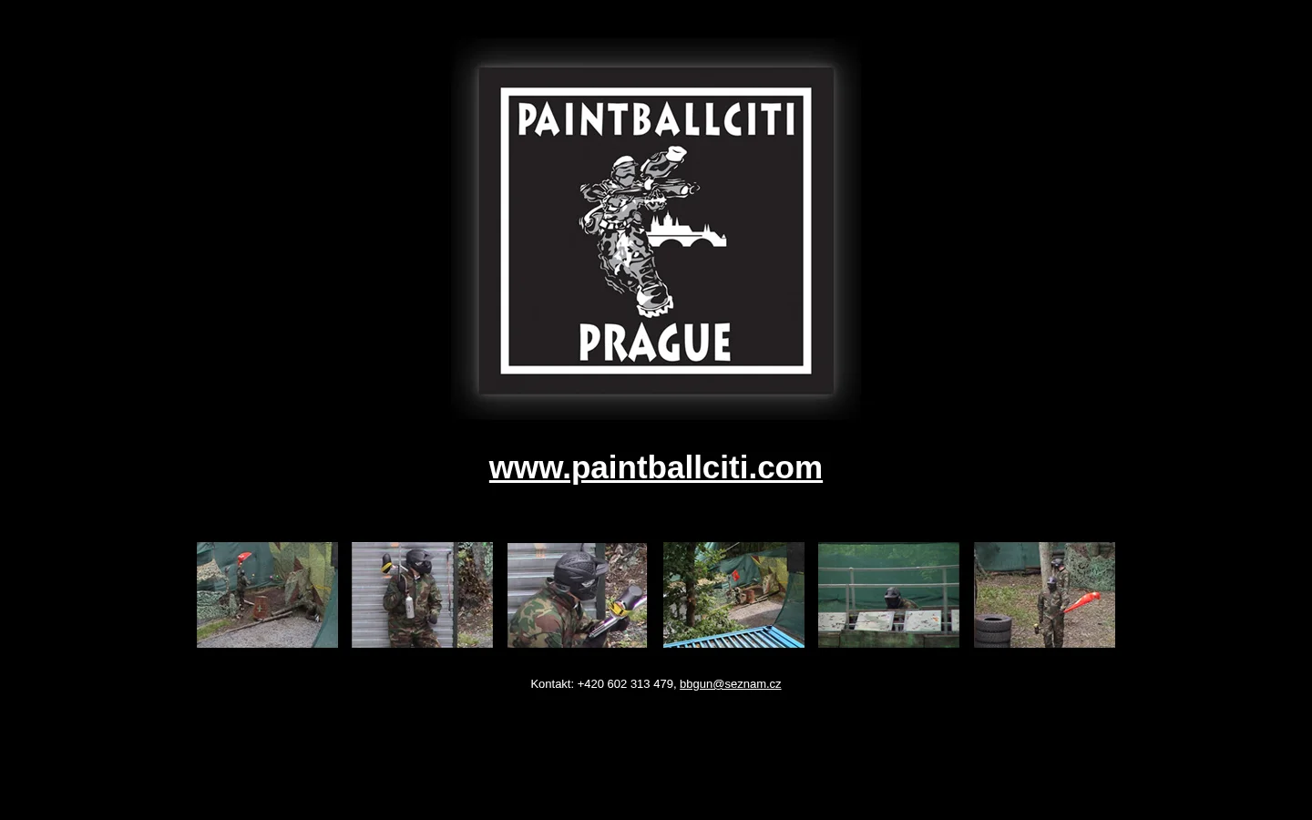 Paintballciti Prague website