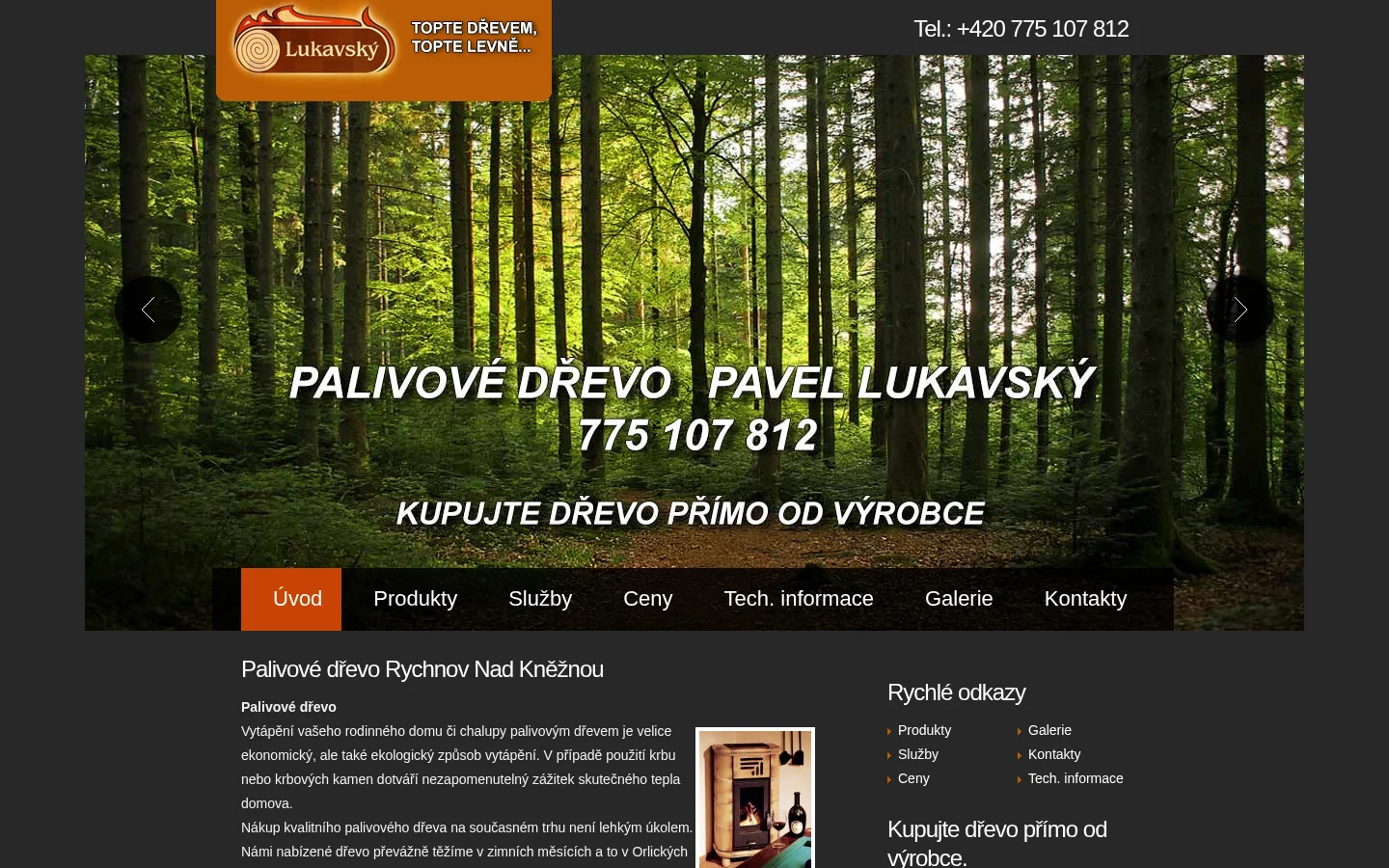 Pavel Lukavský website