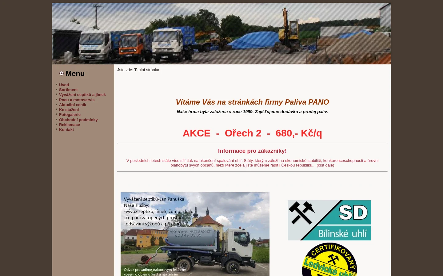Paliva PANO - Jan Panuška website