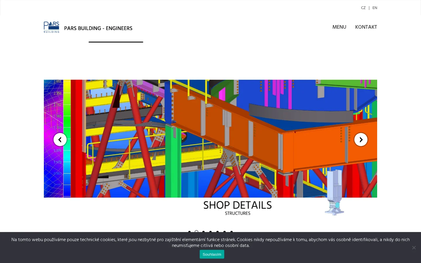 PARS - building, spol. s r.o. website