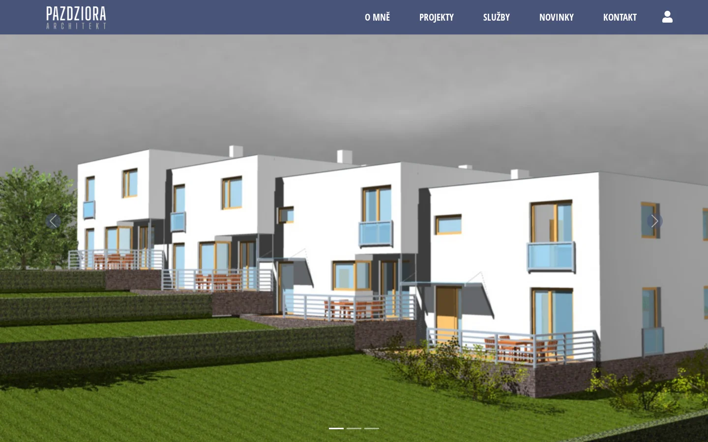 Ing. arch. Pavel Pazdziora website