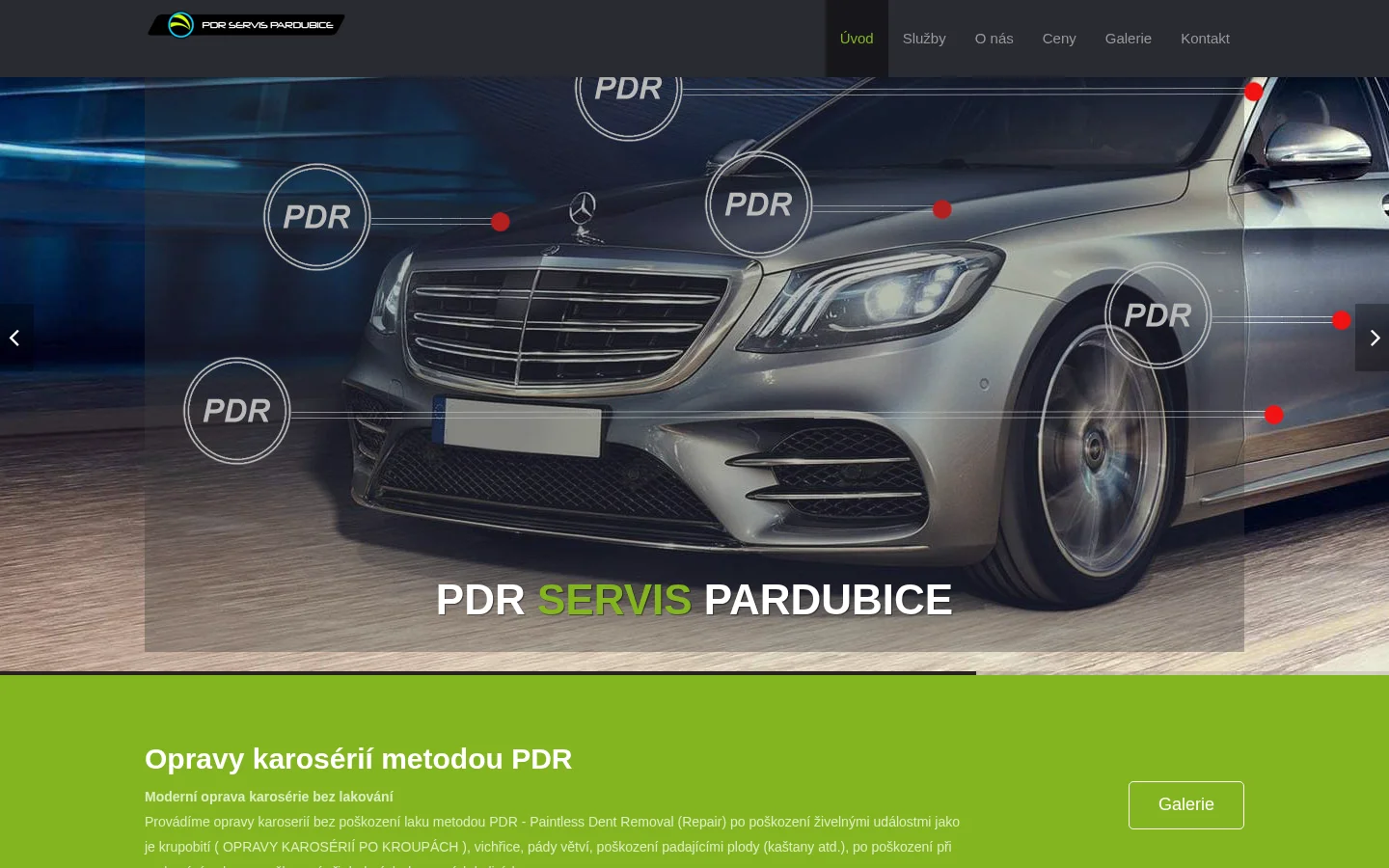 PDR SERVIS PARDUBICE website