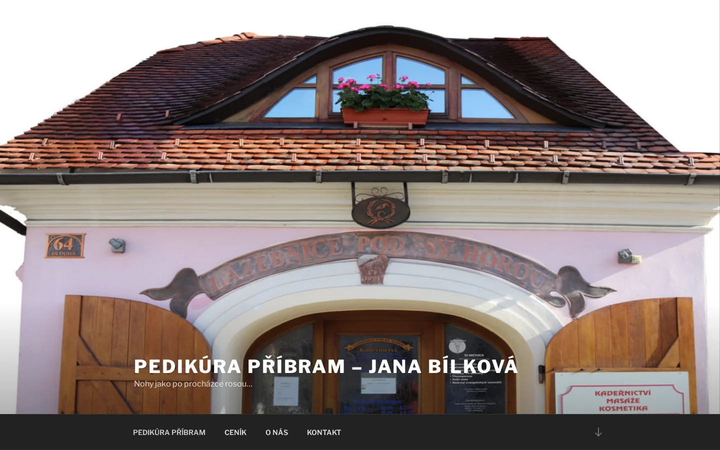 Pedikúra Jana Bílková website