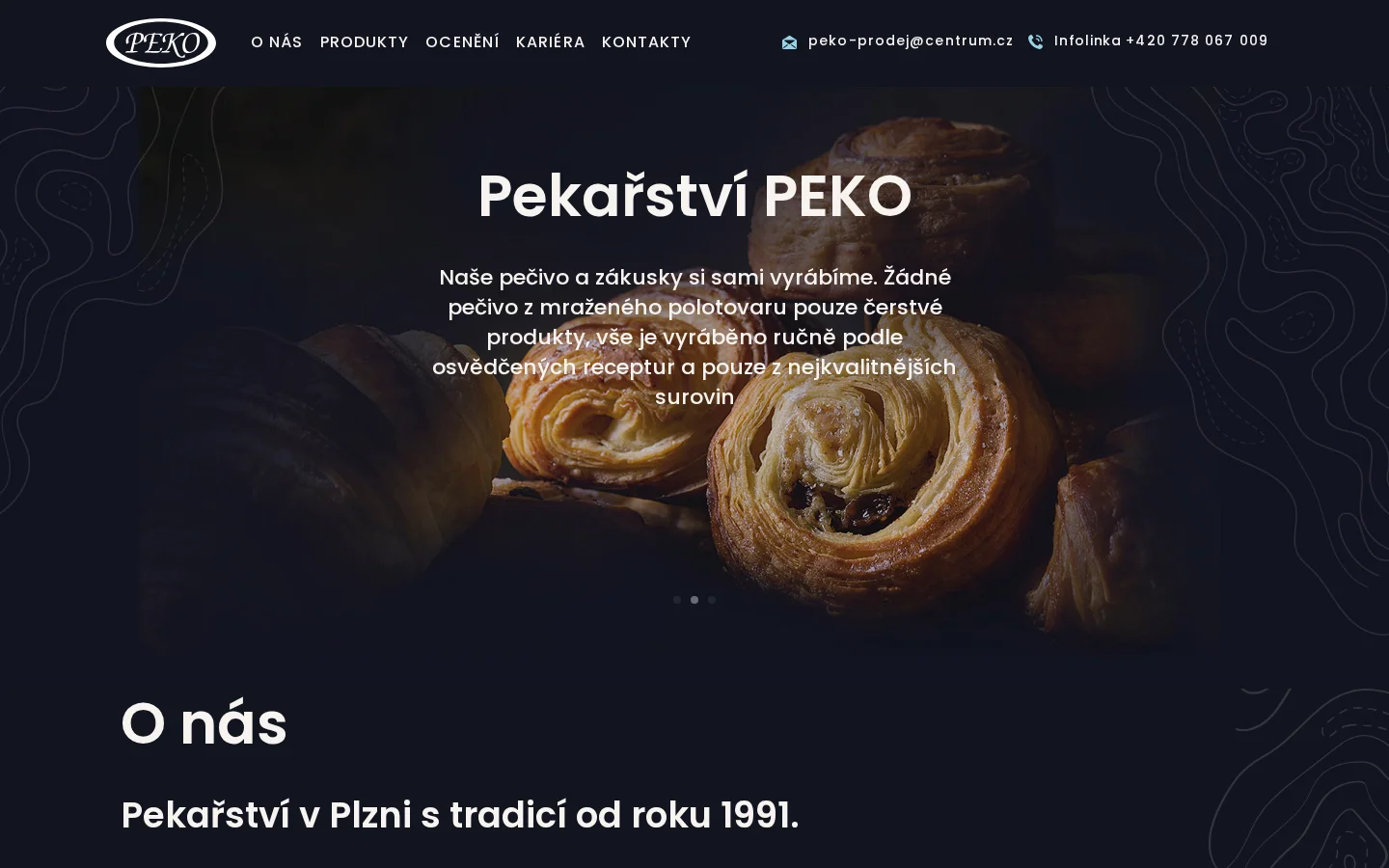 PEKO - Němečková, s.r.o. website