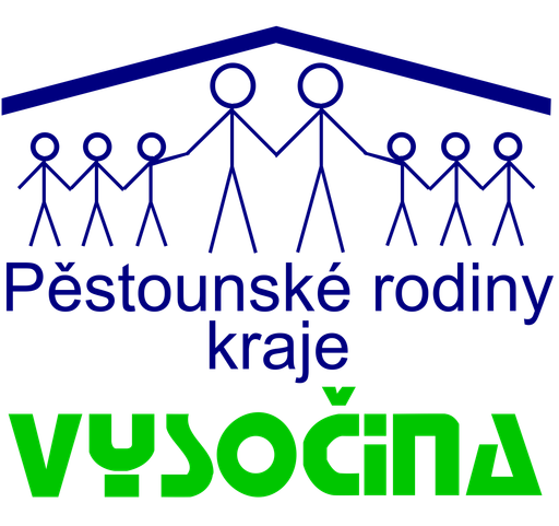 Pěstounské rodiny kraje Vysočina logo