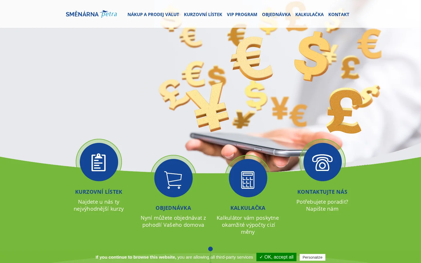 PETRA FINANCE, s.r.o. website