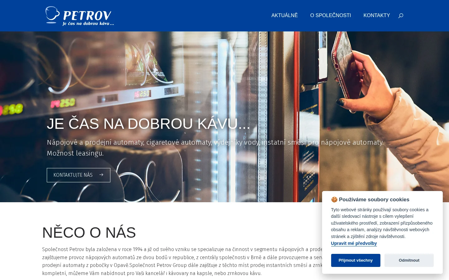 PETROV group, s.r.o. website
